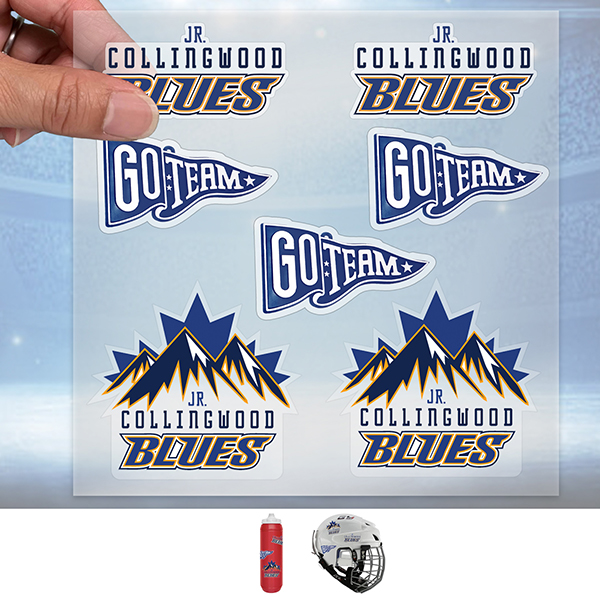 Clear Decal Full Color Custom Shape Removable Vinyl Sticker Sheets